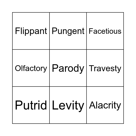 2.4 Bingo Card