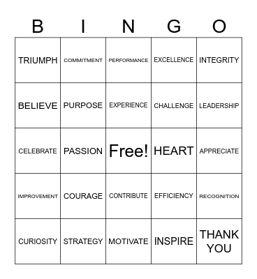 WLS EAW BINGO Card