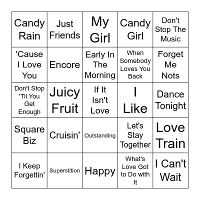 VIBE BINGO ROUND ONE Bingo Card