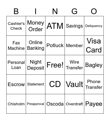 Wolverine BINGO Card