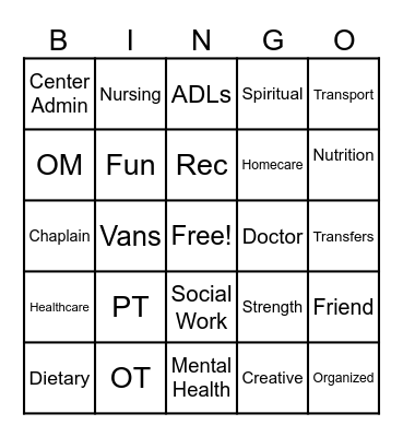 Superhero BINGO Card