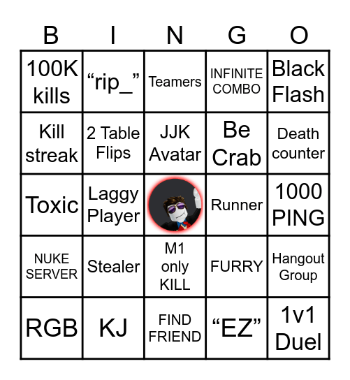 TSB Bingo Card