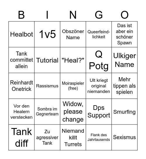 Ranked Bingo v1 Bingo Card