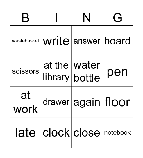 ACADEMIA MIGUEL ALEMAN Bingo Card