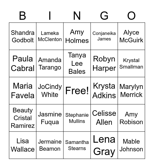 Customer Care Appreciation Week Bingo Card