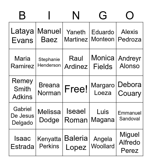 Customer Care Appreciation Week Bingo Card