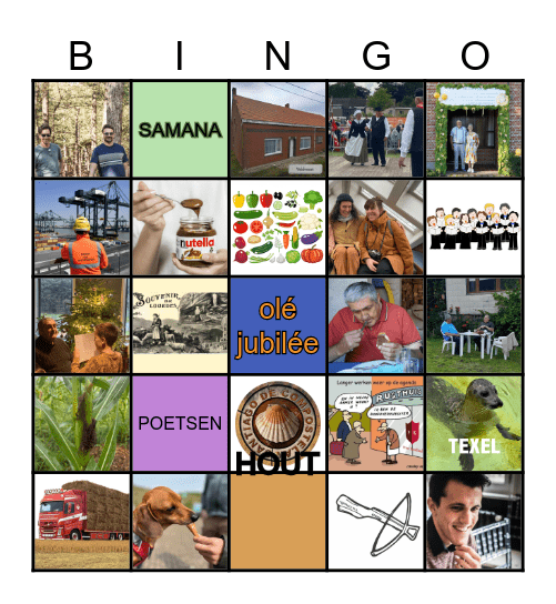 Mai en Ludo 50 jaar Bingo Card