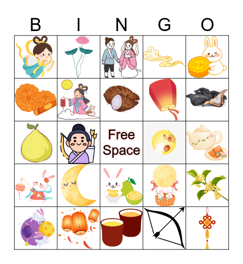 Mid-Autumn Bingo Card