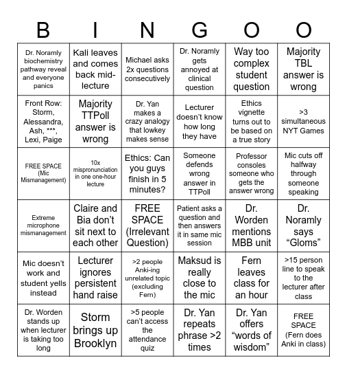 SMD28 Bingo #2 Bingo Card