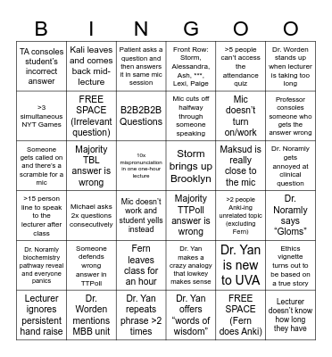 SMD28 Bingo #2 Bingo Card