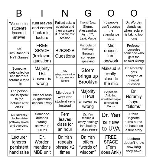 SMD28 Bingo #2 Bingo Card