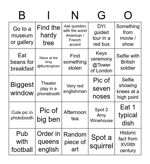 Fish & cheap Bingo Card