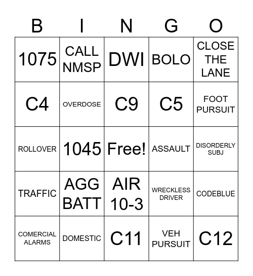 FRIDAY THE 13TH Bingo Card