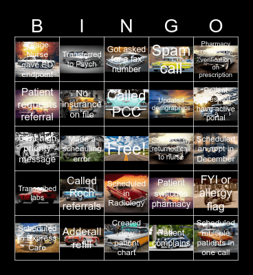 Bingo 9/13 Bingo Card