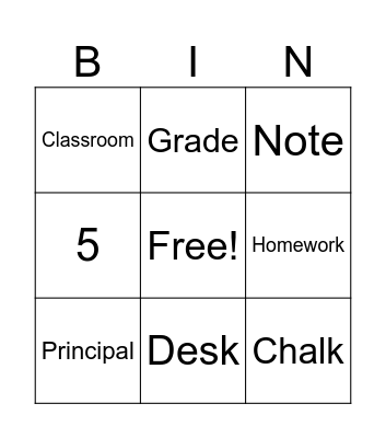 IPA Bingo Card Bingo Card