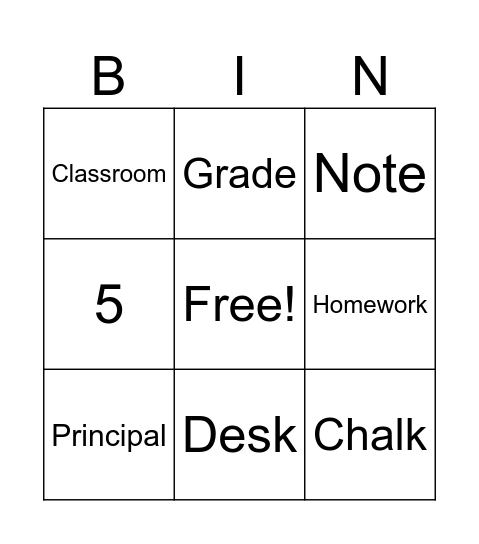 IPA Bingo Card Bingo Card