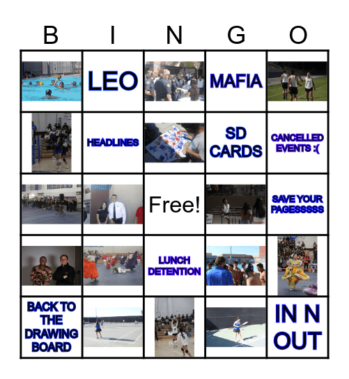 Fun Friday Bingooooo Bingo Card