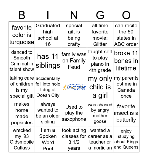 Staff Bingo Card