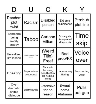 Tomorrow's Teachings Bingo Card