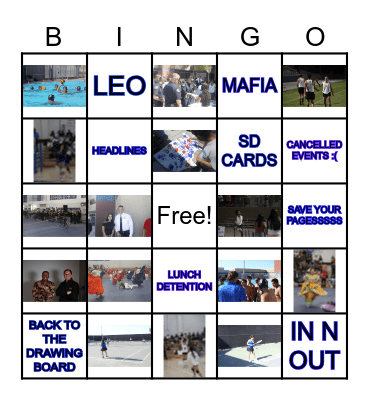 Fun Friday Bingooooo Bingo Card