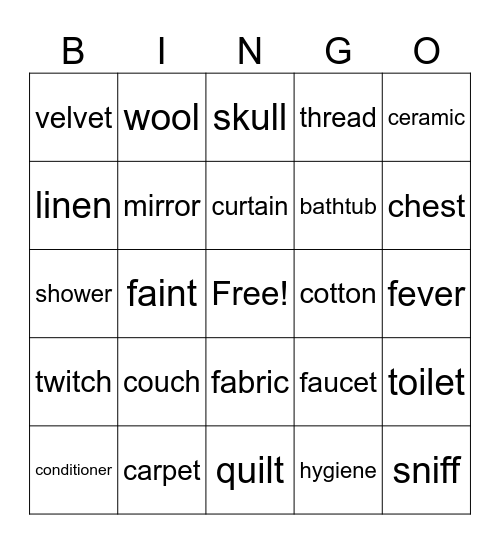 Week 3 Bingo Card