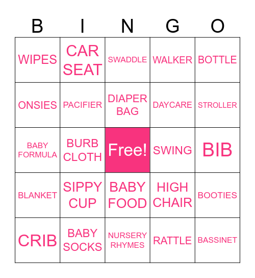 KIARA'S READY TO POP Bingo Card