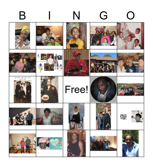 Kline Family Version 1 Bingo Card