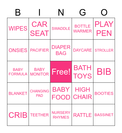 KIARA'S READY TO POP Bingo Card