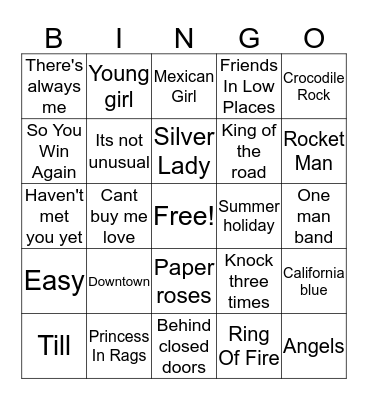 UP THE DUBS Bingo Card