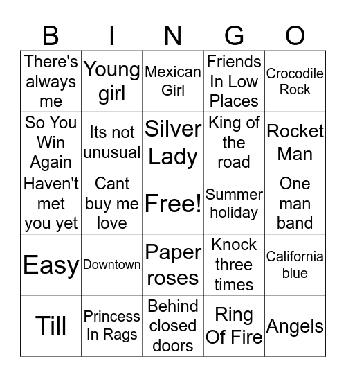 UP THE DUBS Bingo Card