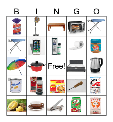HOME Bingo Card