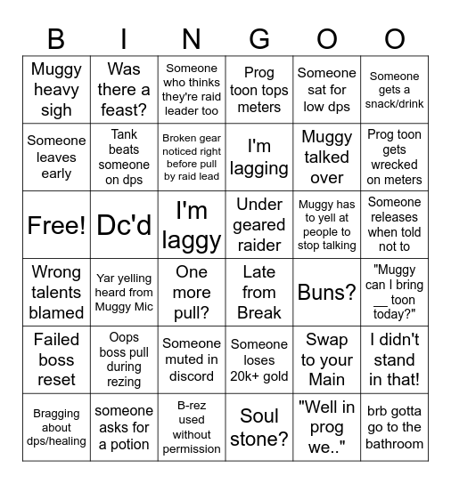 THC Bingo Card