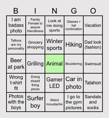 Men in Blindmates Bingo Card