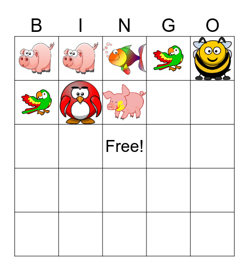 SOUND BINGO Card