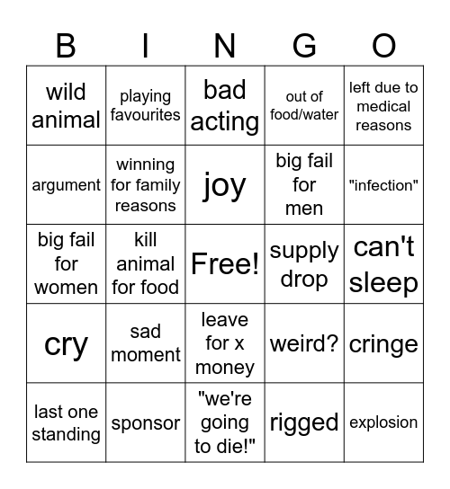 mr beast video bingo Card