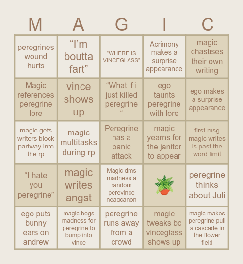 BINGOOO!!! Bingo Card