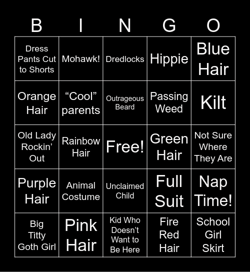 Supernova 2024 Bingo Card