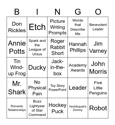 United Way FUNdraising BINGO Card