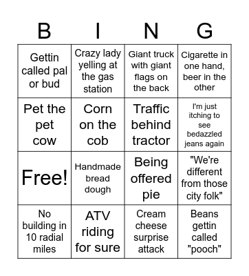 Midwest Bingo Card
