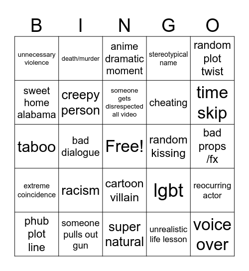 tomorrows teachings Bingo Card