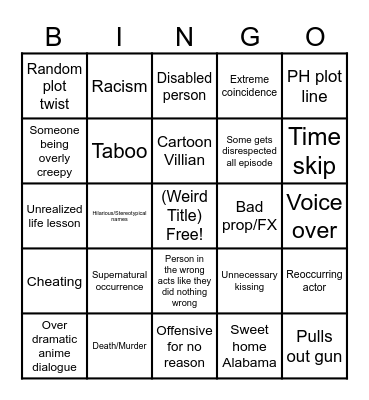 Tomorrow's Teachings Bingo Card