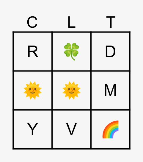 Bingo Alfabeto Bingo Card