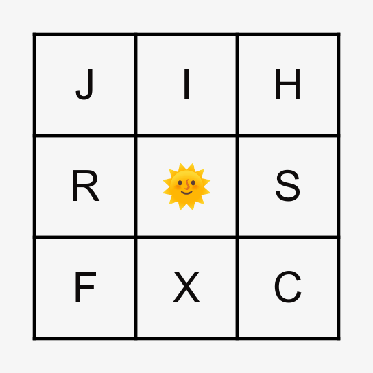 Bingo Alfabeto Bingo Card