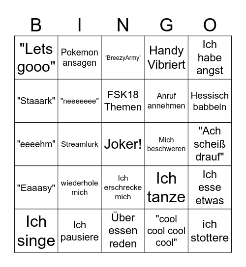BreezyBingo Card