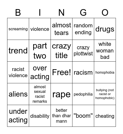 Tomorrows Teachings Bingo Card