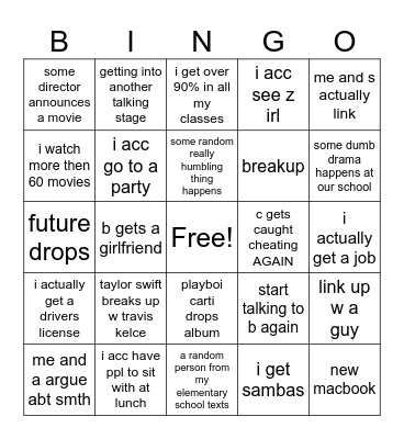 2024 bingo Card