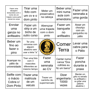 Bullyingo Bingo Card