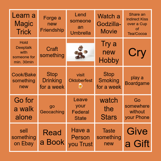 Autumn Bingo Card