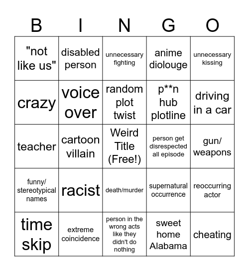 Tomorrow teachings bingo Card