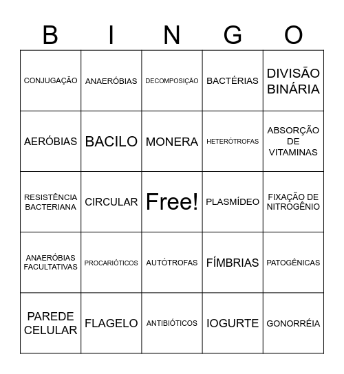 REINO MONERA Bingo Card